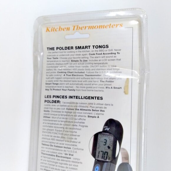 Polder Smart Tongs Kitchen Thermometer - Picture 5 of 5